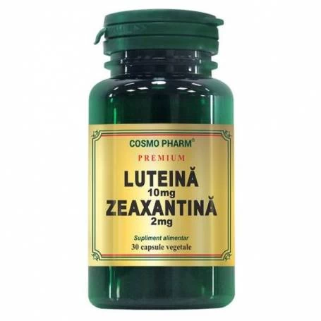 Luteina 10mg Zeaxantina 2mg, 60cps si 30cps - Cosmo Pharm