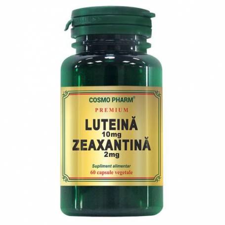 Luteina 10mg Zeaxantina 2mg, 60cps si 30cps - Cosmo Pharm