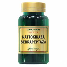 Nattokinaza Serrapeptaza, 30 capsule - Cosmo Pharm