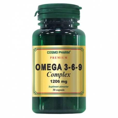 Omega 3-6-9 Complex, 1206mg, 30 capsule - Cosmo Pharm