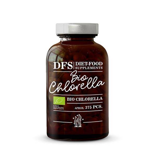 Chlorella, 375 tablete, eco-bio - diet food