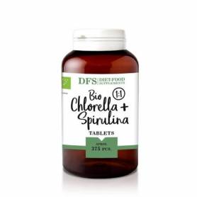 Spirulina, Chlorella, eco-bio, 375 tablete - Diet Food