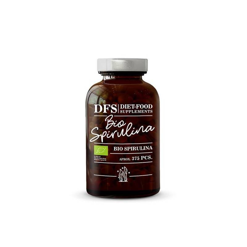 Spirulina, eco-bio, 375 tablete - Diet Food