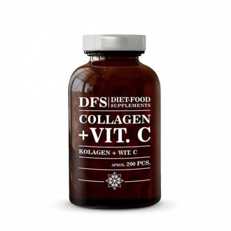 Colagen si Vitamina C, 200 tablete - Diet Food