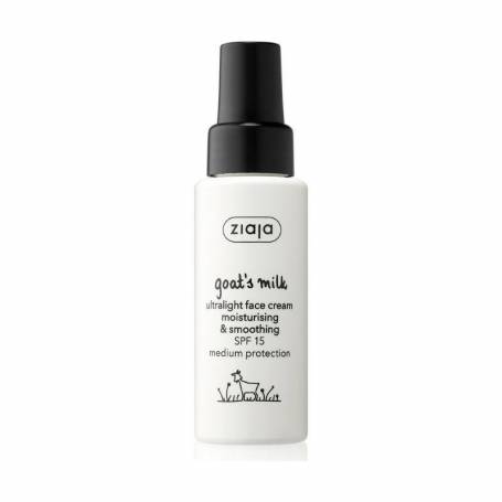 Crema de fata ultralight, SPF 15, Goat`s Milk, 50ml, - Ziaja