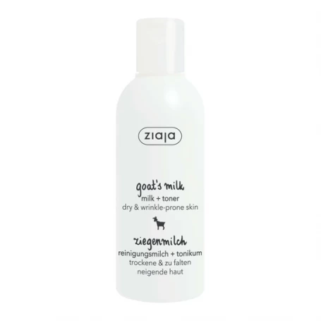 Lapte demachiant si tonic, Goat`s Milk, 200ml, - Ziaja