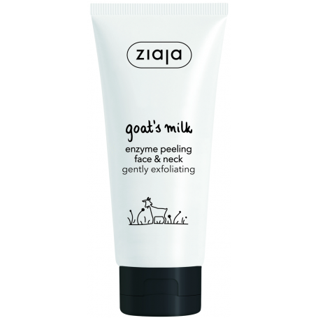 Peeling cu enzime pentru fata si gat, Goat`s Milk, 75ml, - Ziaja