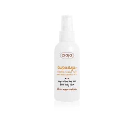 Ulei uscat cristalin pentru fata, corp si par, Cupuacu, 100ml, - Ziaja