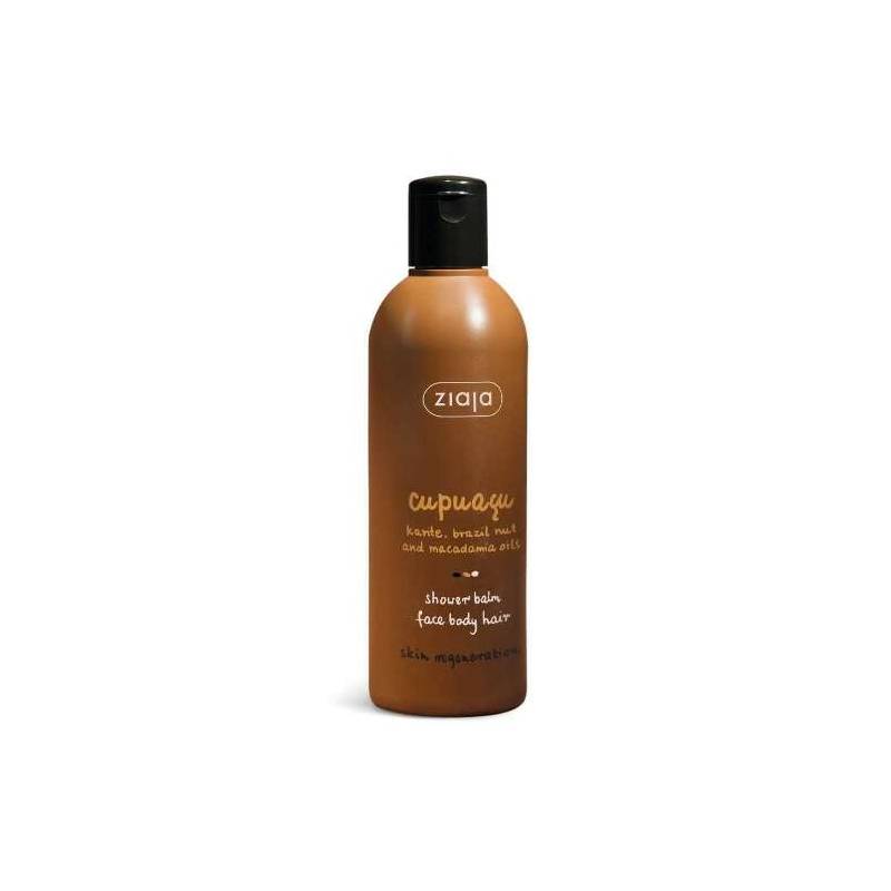 Balsam de dus pentru fata, corp si par, Cupuacu, 300ml, - Ziaja