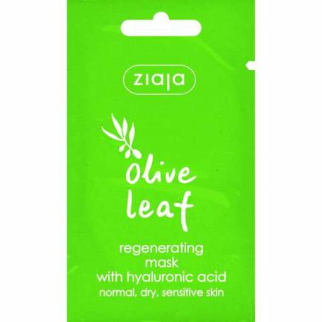 Masca ten regeneranta cu acid hialuronic, Olive Leaf, 7ml, - Ziaja