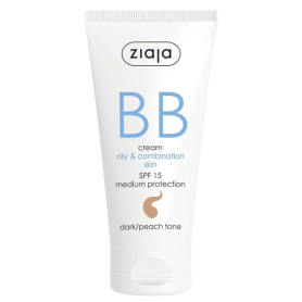 Cream pentru ten gras si mixt nuanta inchisa SPF15, BB Cream, 50ml, - Ziaja