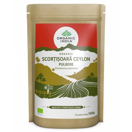 Scortisoara Ceylon Pulbere, 100g - Organic India