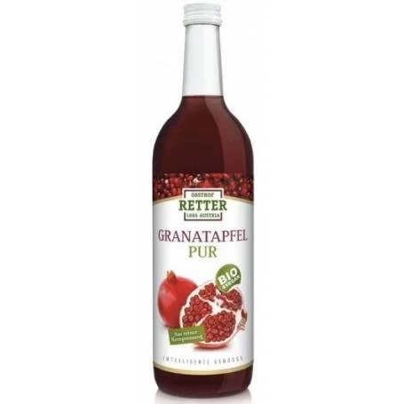 Suc de rodie pur, eco-bio, 750ml - Retter