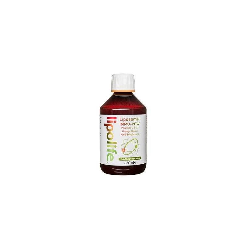 Lipolife IMMU-POW Vitamina C si D3 lipozomala, 250ml - Lipolife