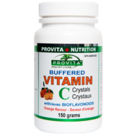 Vitamina C crystals tamponata, 150 gr - Provita - Organika