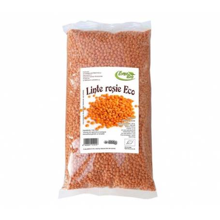 Linte rosie, eco-bio, 500g - Everbio