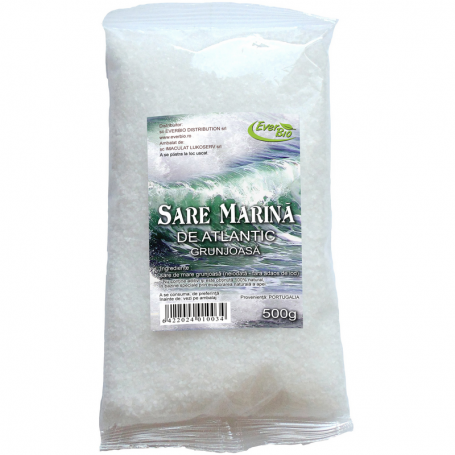 Sare grunjoasa de Atlantic, 500g - EverBio