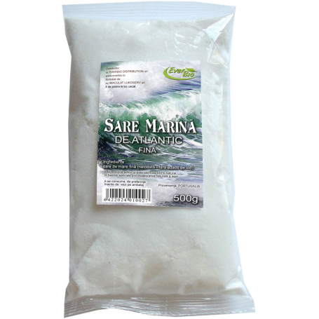 Sare fina de Atlantic, 500g - EverBio