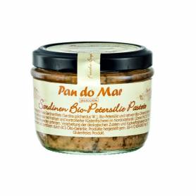 Pate de sardine cu patrunjel, eco-bio, 125g - Pan do Mar