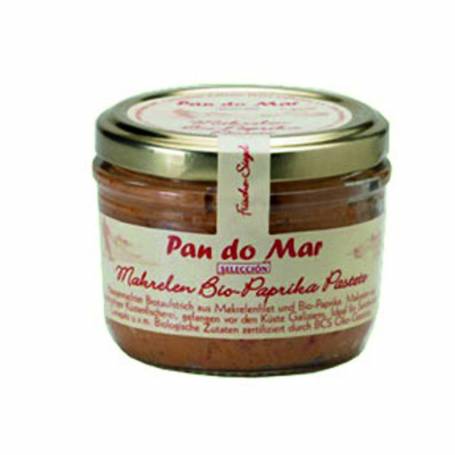 Pate de macrou cu ardei, eco-bio, 125g - Pan do Mar