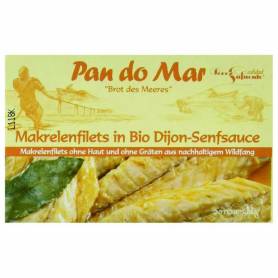 Macrou file in sos de mustar Dijon, eco-bio, 120gr - Pan do mar