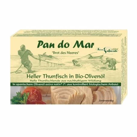 Ton in ulei de masline, eco-bio, 120g - Pan do Mar