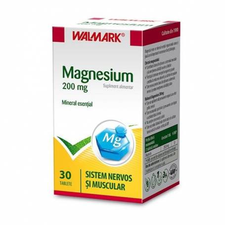 Magnesium, 200mg, 30cpr - Walmark