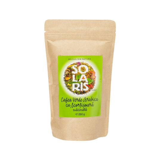 Cafea verde arabica cu scortisoara, 250g - solaris
