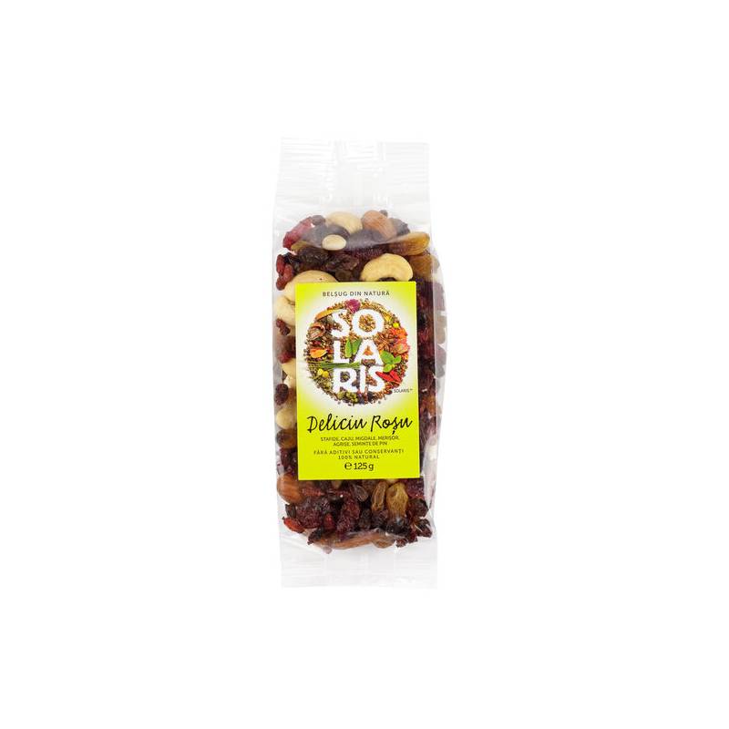 Deliciu rosu amestec de fructe, 125g - Solaris