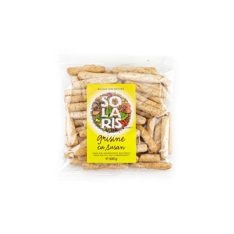 Grisine Integrale cu Susan, 100g - Solaris