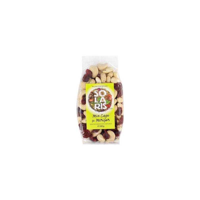 Mix caju si merisor, 150gr - Solaris