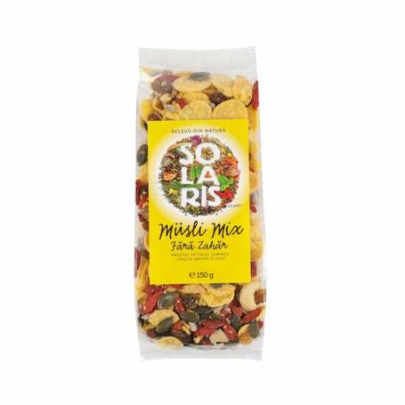 Musli mix fara zahar, 150g - Solaris