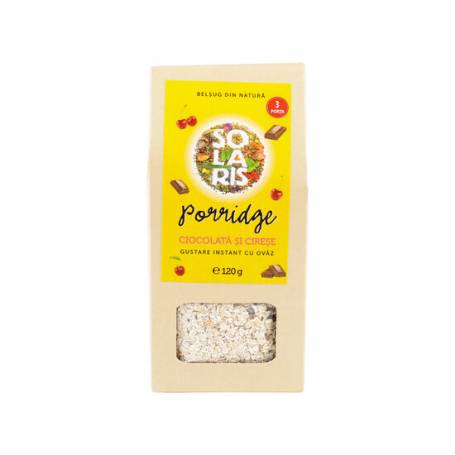 Porridge cu ciocolata si cirese, 120g - Solaris