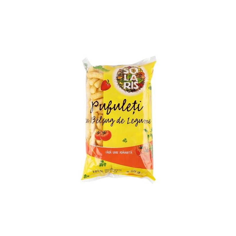 Pufuleti belsug cu legume fara sare, 50g - Solaris