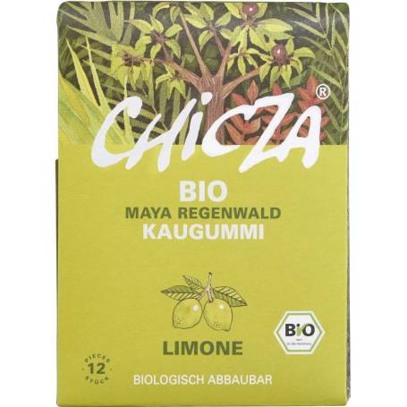 Guma de mestecat cu lamaie, eco-bio, 30g - Chicza