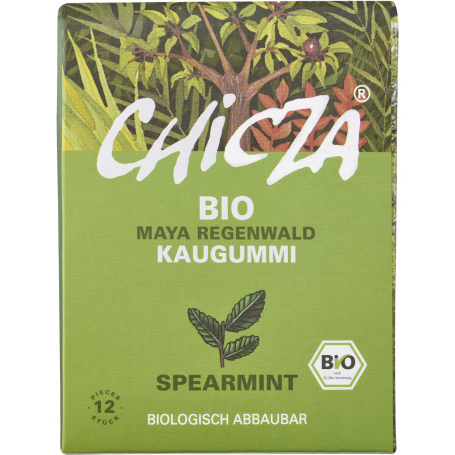 Guma de mestecat spearmint, eco-bio, 30g - Chicza