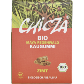 Guma de mestecat cu scortisoara, eco-bio, 30g - Chicza