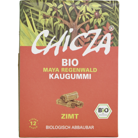 Guma de mestecat cu scortisoara, eco-bio, 30g - Chicza