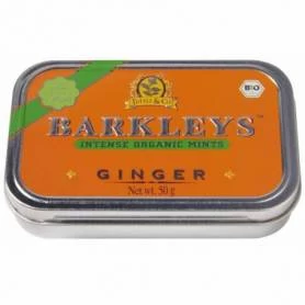 Dropsuri cu ghimbir, eco-bio, 50g - Barkleys