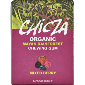 Guma de mestecat cu fructe, eco-bio, 30g - Chicza