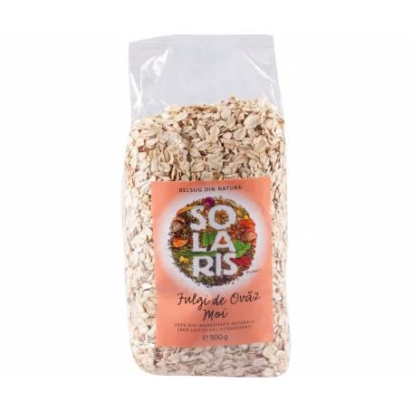 Fulgi de ovaz moi, 500g - Solaris