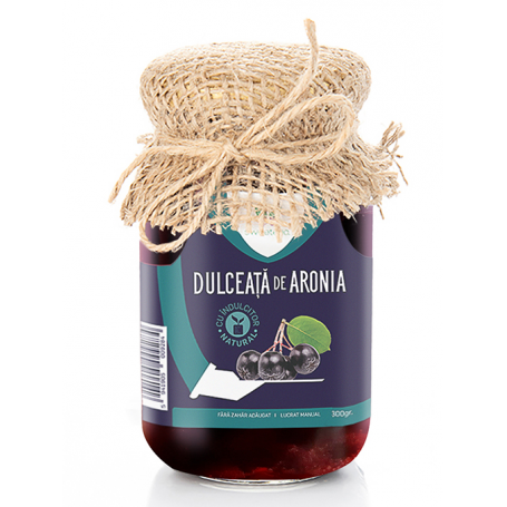 Dulceata de aronia, fara zahar, 300g - Sweeteria