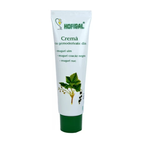 Crema Cu Gemoderivate Din Ulm, Nuc Si Coacaz 50ml - Hofigal