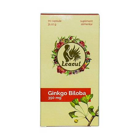 Ginkgo Biloba, 350mg, 70cps - LEACUL