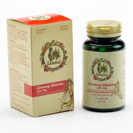 Ginseng Siberian, 400mg, 70cps - LEACUL