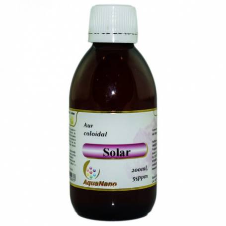 Aur coloidal, solar, 55ppm, 200ml - Aghoras