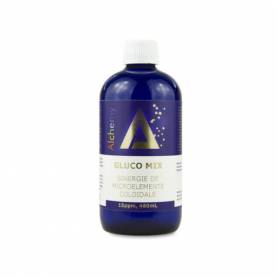 Gluco Mix, sinergie de aur, argint, crom si vanadiu coloidal 15ppm, Alchemy, 480ml - AGHORAS