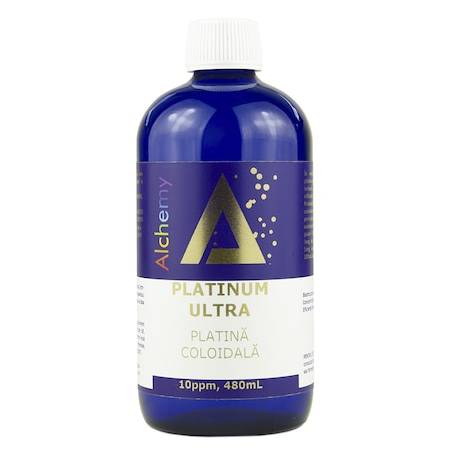 Platina coloidala Platinum Ultra, 10ppm, Alchemy, 480ml - AGHORAS