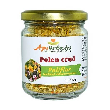 Polen crud poliflor, 130g - APIVITALIS