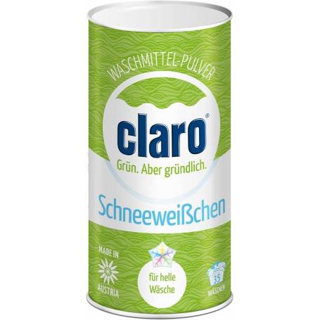 Detergent pulbere ecologica "Alba ca Zapada", pentru haine deschise la culoare, 1kg -Claro